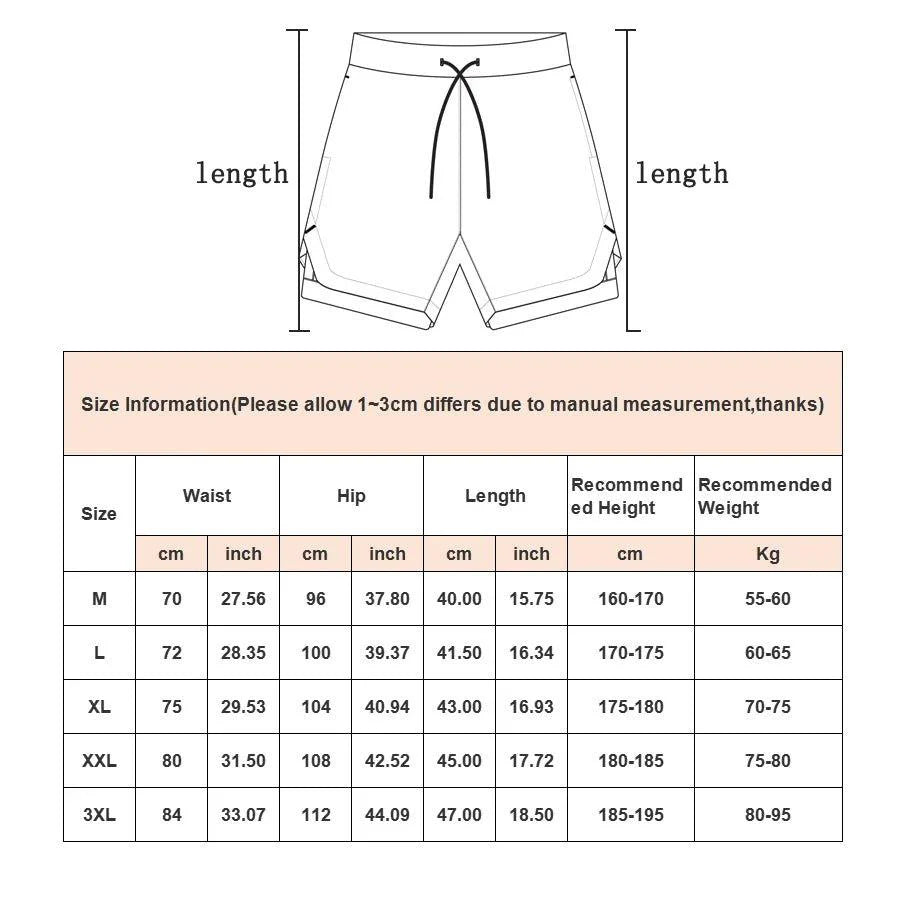 Mandotos Camo Running Shorts for Men 2 In 1 Quick Dry Gym Training Jogging Shorts