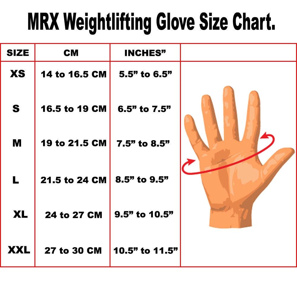 MRX Weight Lifting Amara Leather Gloves Gym Workout Men Women